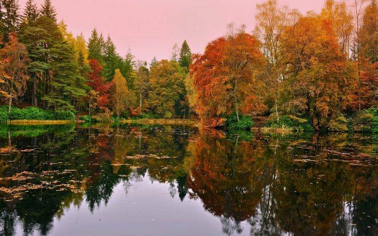 lake, Nature, Fall HD Wallpaper Desktop Background