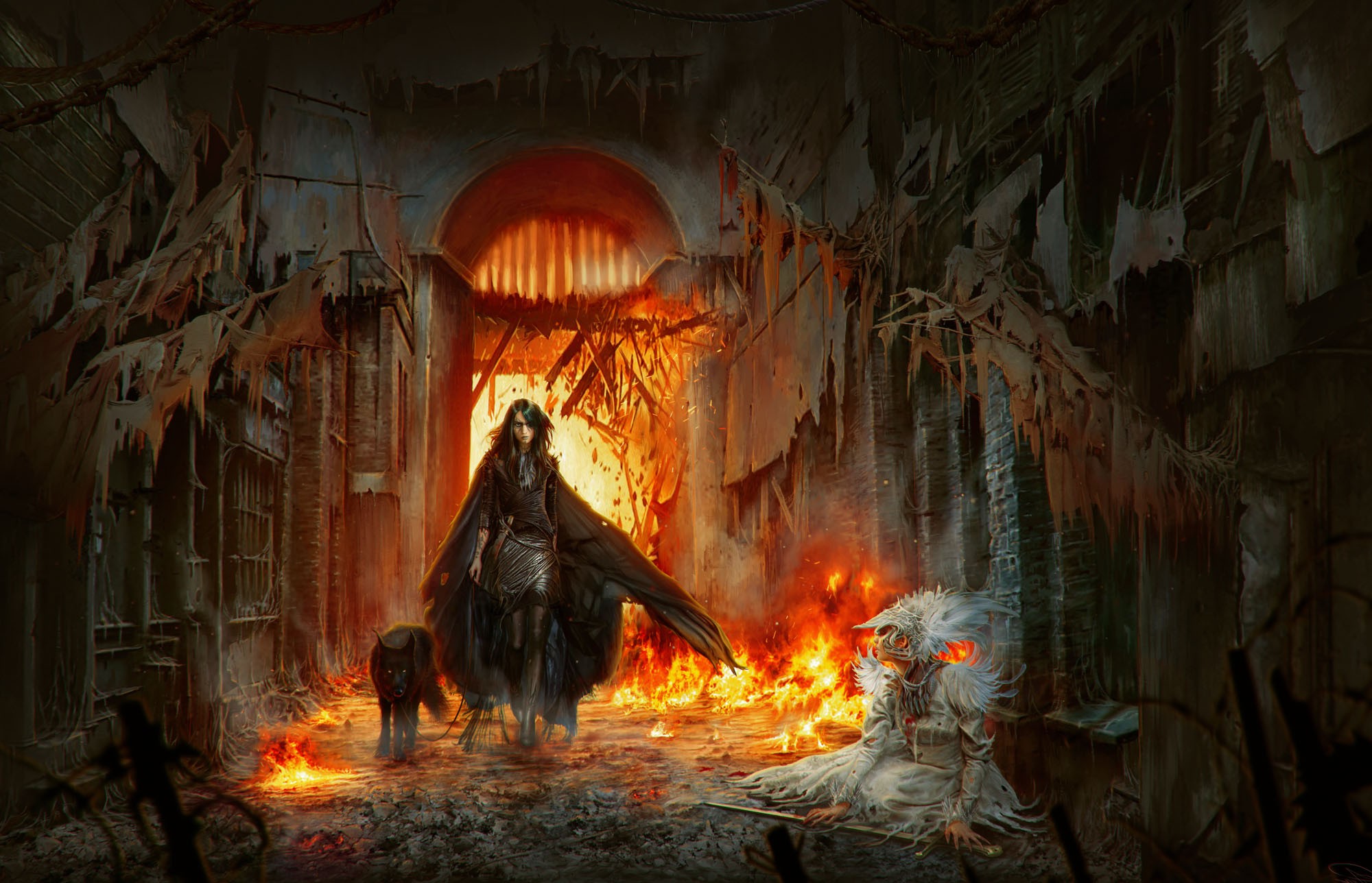 fire, DeviantArt, Fantasy Art Wallpaper