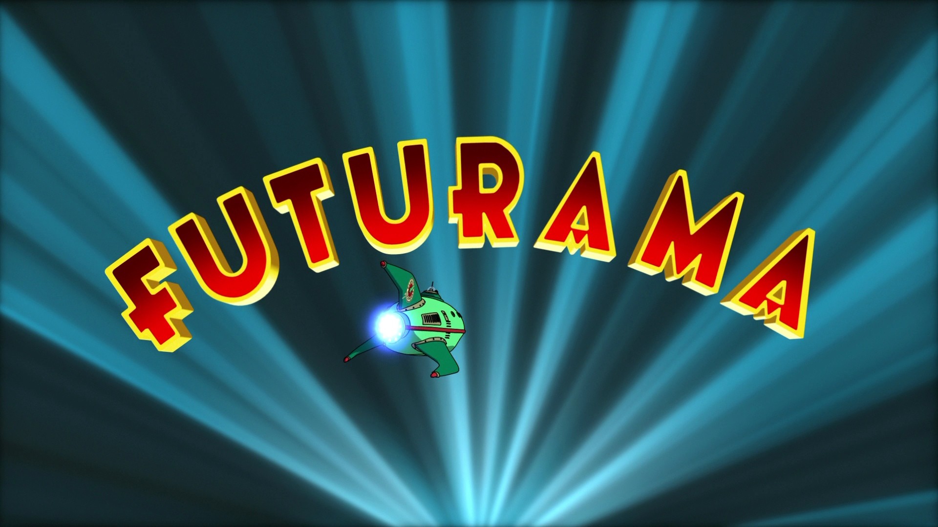 Futurama, TV, Typography, Spaceship Wallpaper