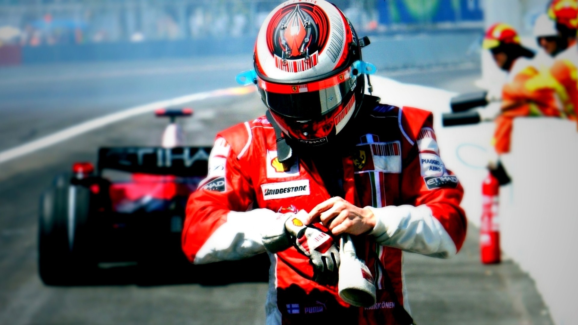 Formula 1, Scuderia Ferrari, Kimi Raikkonen Wallpaper
