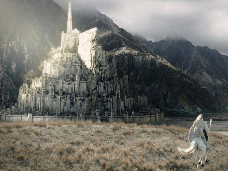 Minas Tirith, Gandalf, The Lord Of The Rings, The Lord Of The Rings: The Return Of The King HD Wallpaper Desktop Background