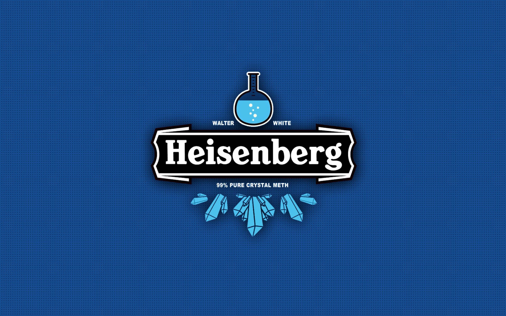 blue, Heisenberg, Typography, Blue Background, Breaking Bad Wallpaper