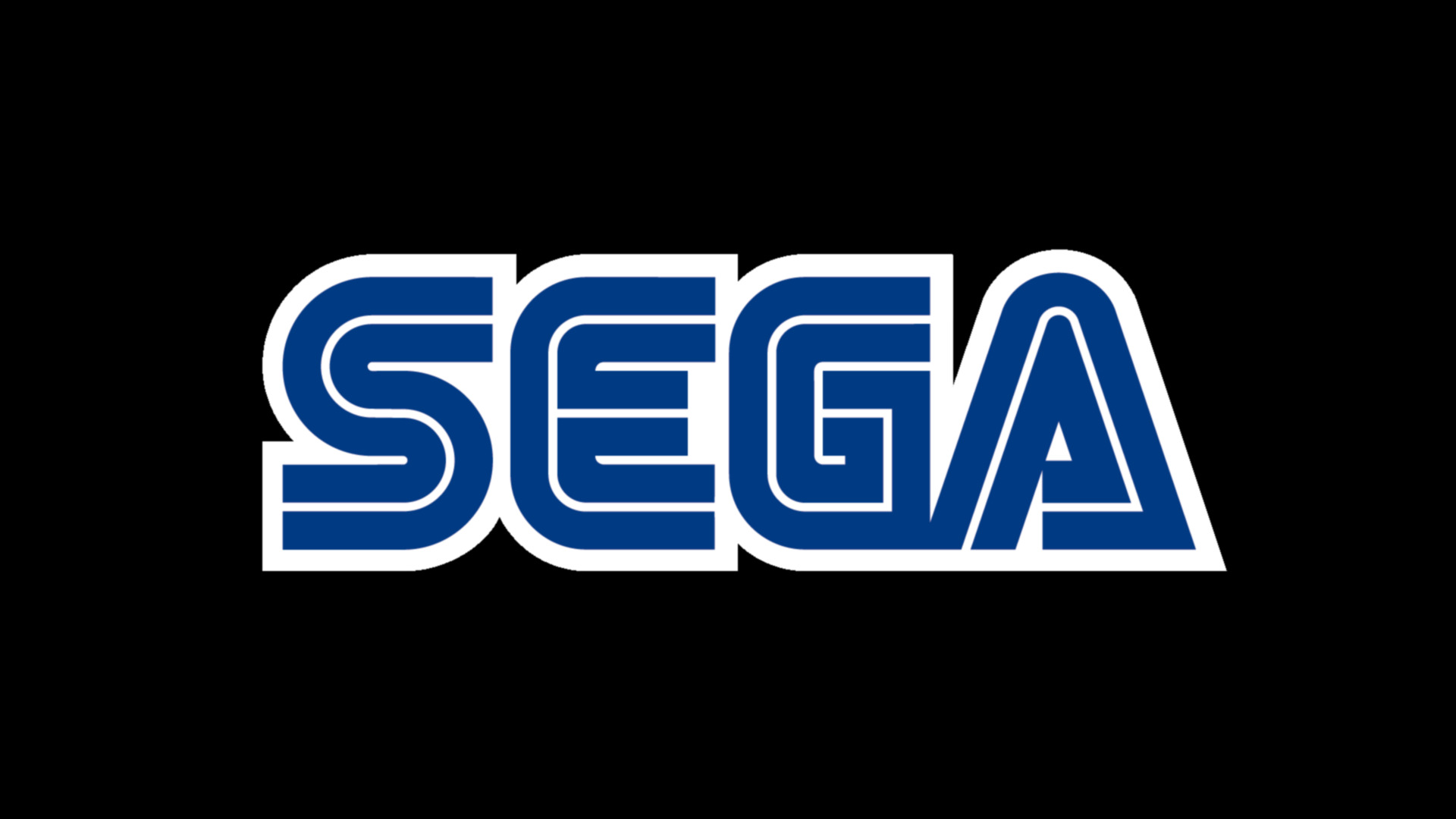 video Games, Sega, Black Background, Simple, Minimalism, Brand, Logo Wallpaper