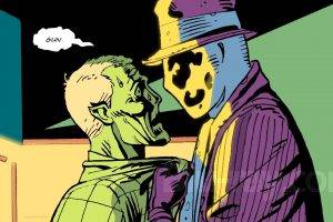 comics, Watchmen, Rorschach, Graphic Novels