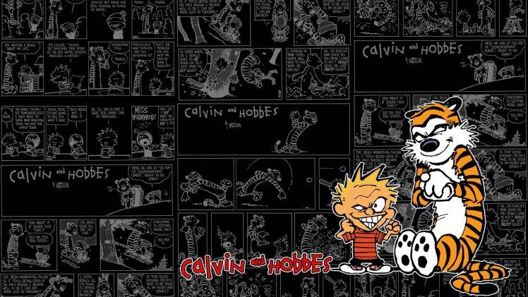 comics, Calvin And Hobbes HD Wallpaper Desktop Background
