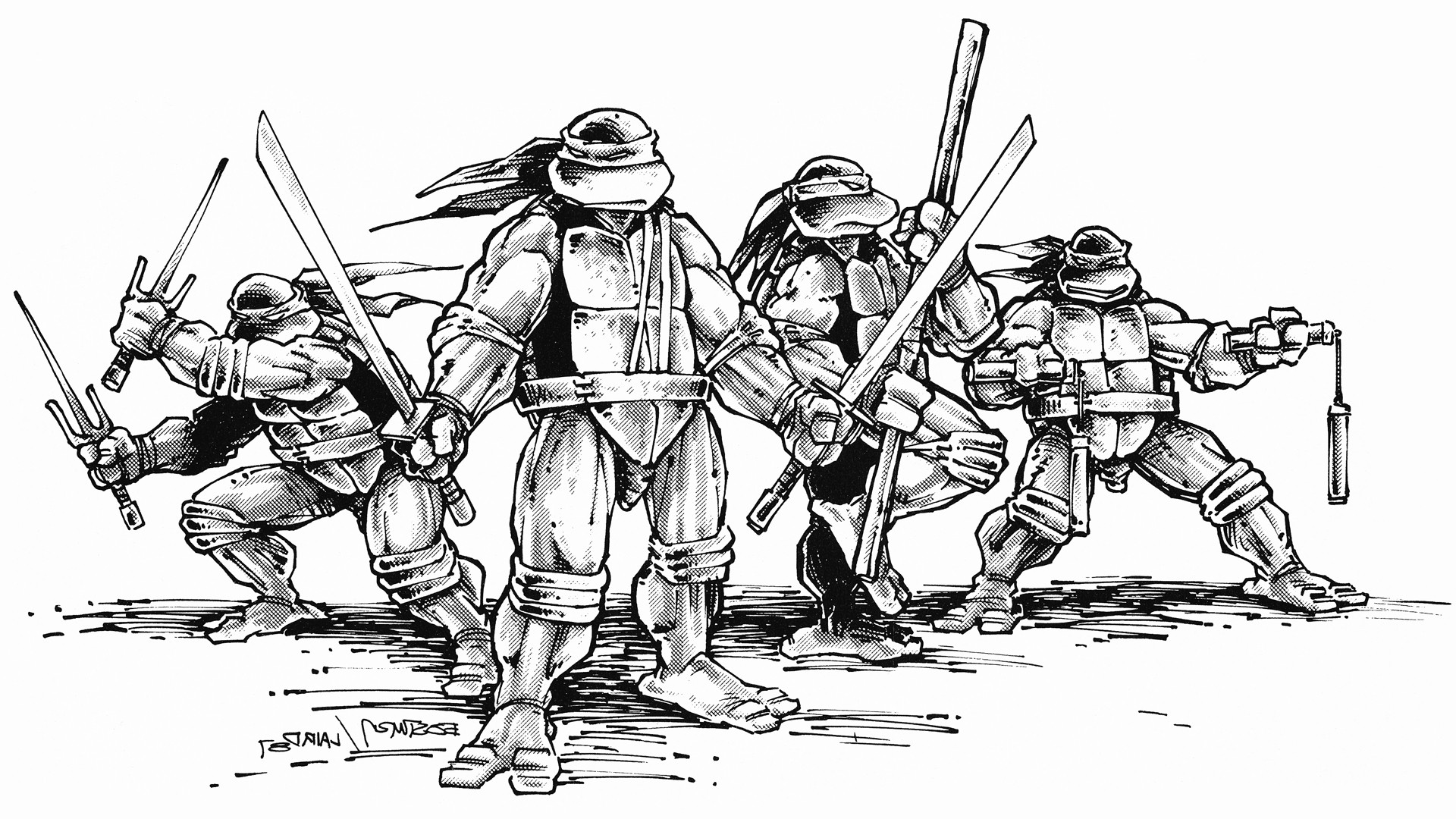 comics, Teenage Mutant Ninja Turtles Wallpaper