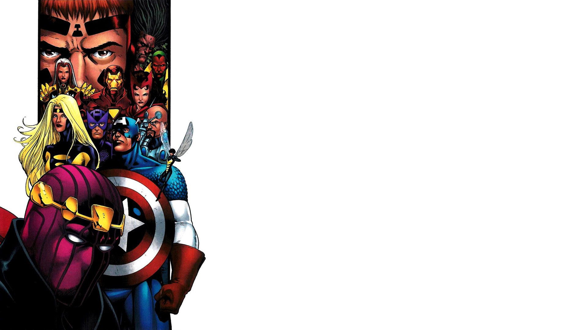 comics, Captain America, Hawkeye, Iron Man Wallpaper