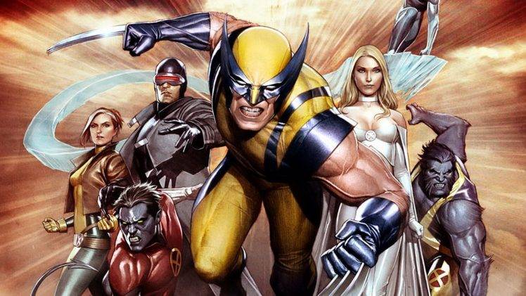 comics, Wolverine, X Men, Beast (character), Emma Frost HD Wallpaper Desktop Background