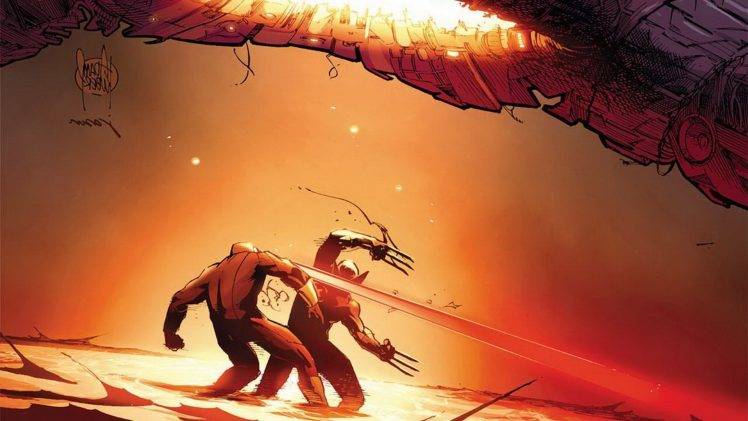comics, Wolverine, Cyclops HD Wallpaper Desktop Background