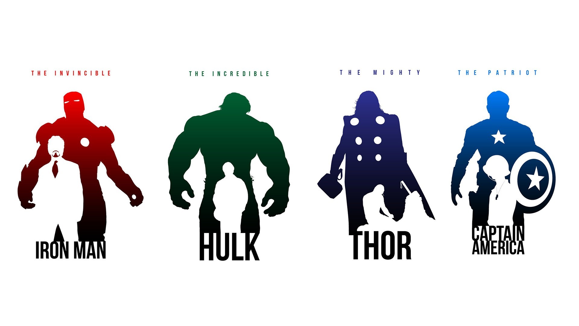 comics, Hulk, Iron Man, Captain America, Thor Wallpaper
