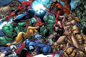 comics, Spider Man, Captain America, Hulk