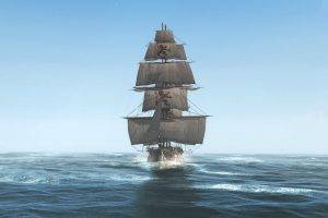 video Games, Assassins Creed: Black Flag, Boat, Brigantine, Ship