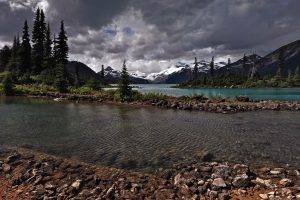 nature, River, Sky, Mountain, Canada