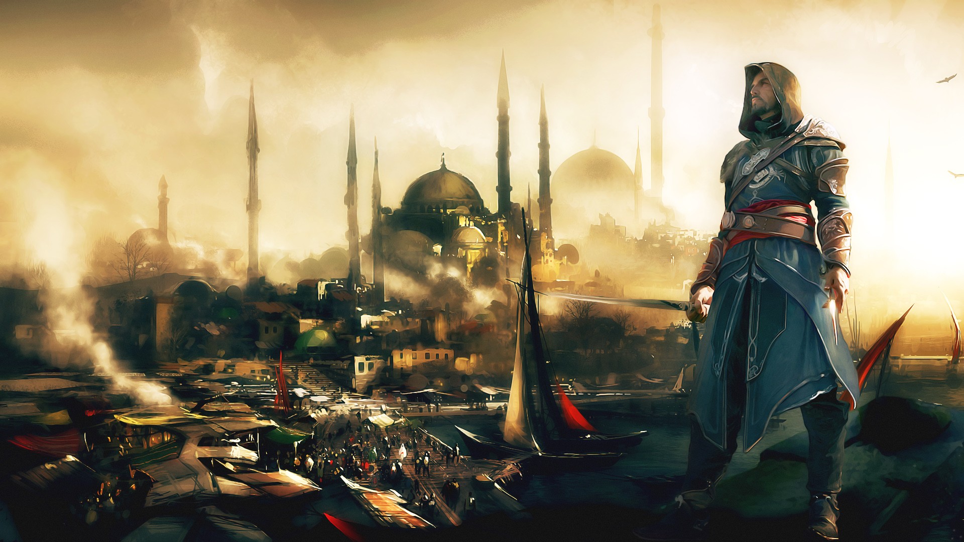 Assassins Creed: Revelations, Ezio Auditore Da Firenze Wallpaper