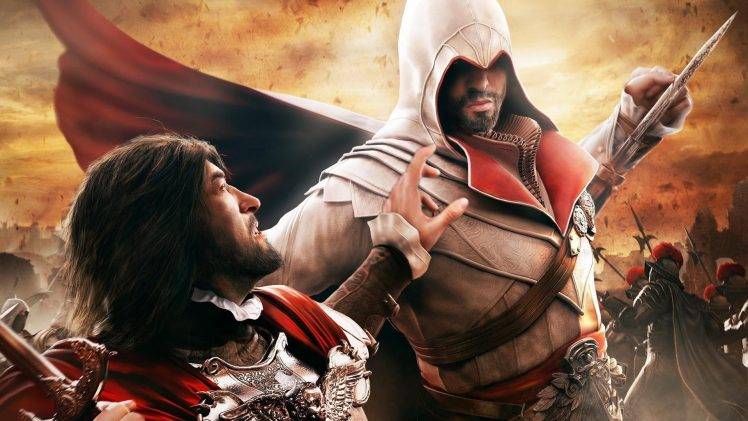 Assassins Creed: Brotherhood, Ezio Auditore Da Firenze HD Wallpaper Desktop Background