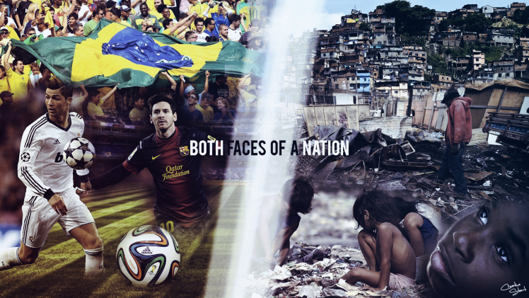 Brazil, Lionel Messi, Cristiano Ronaldo, Soccer Clubs HD Wallpaper Desktop Background