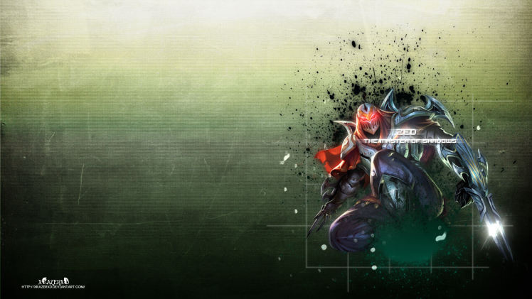 League Of Legends, Zed HD Wallpaper Desktop Background