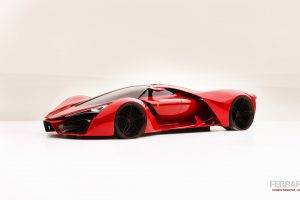 concept Cars, Ferrari F80, Ferrari, Concept Art, Red Cars
