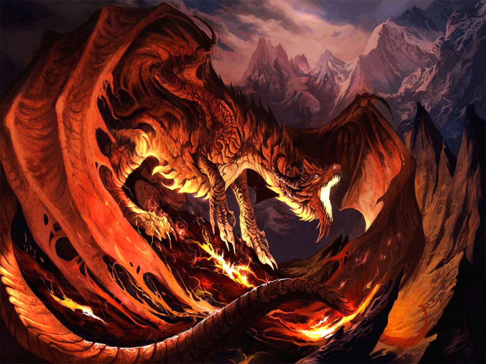 artwork, Fantasy Art, Dragon Wallpaper