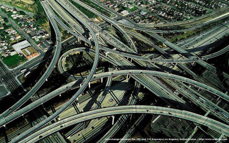 highway, City, Car, Building, Los Angeles HD Wallpaper Desktop Background