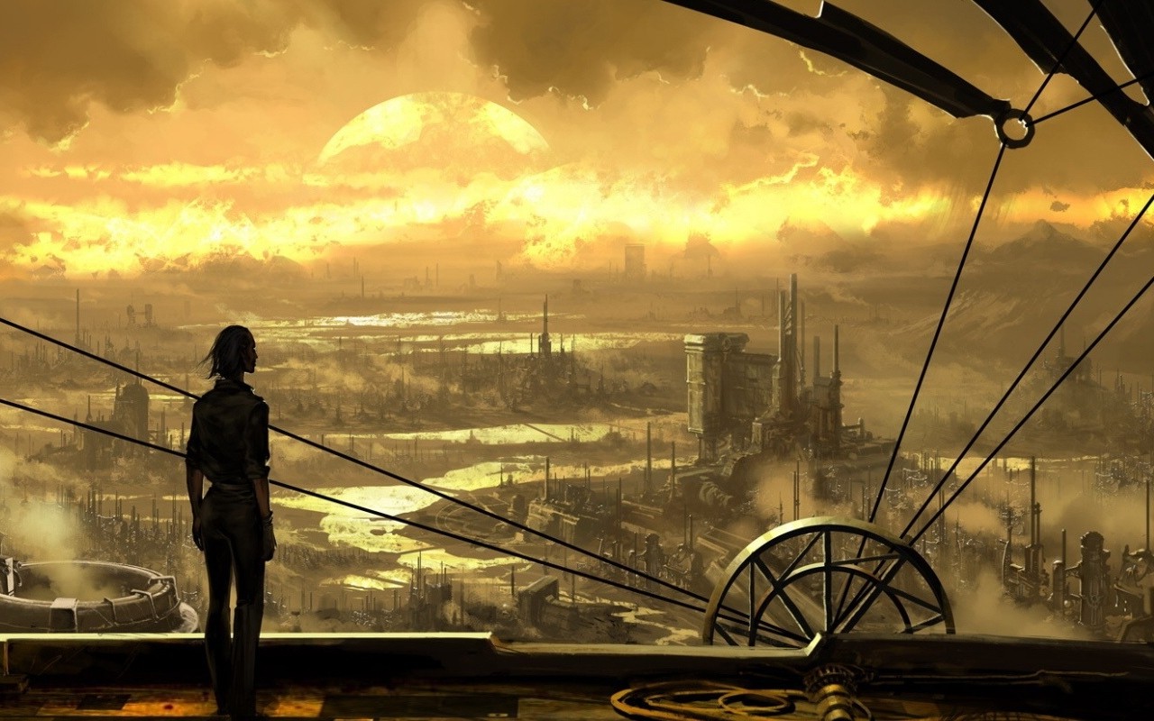 fantasy Art, Artwork, City, Building Wallpaper