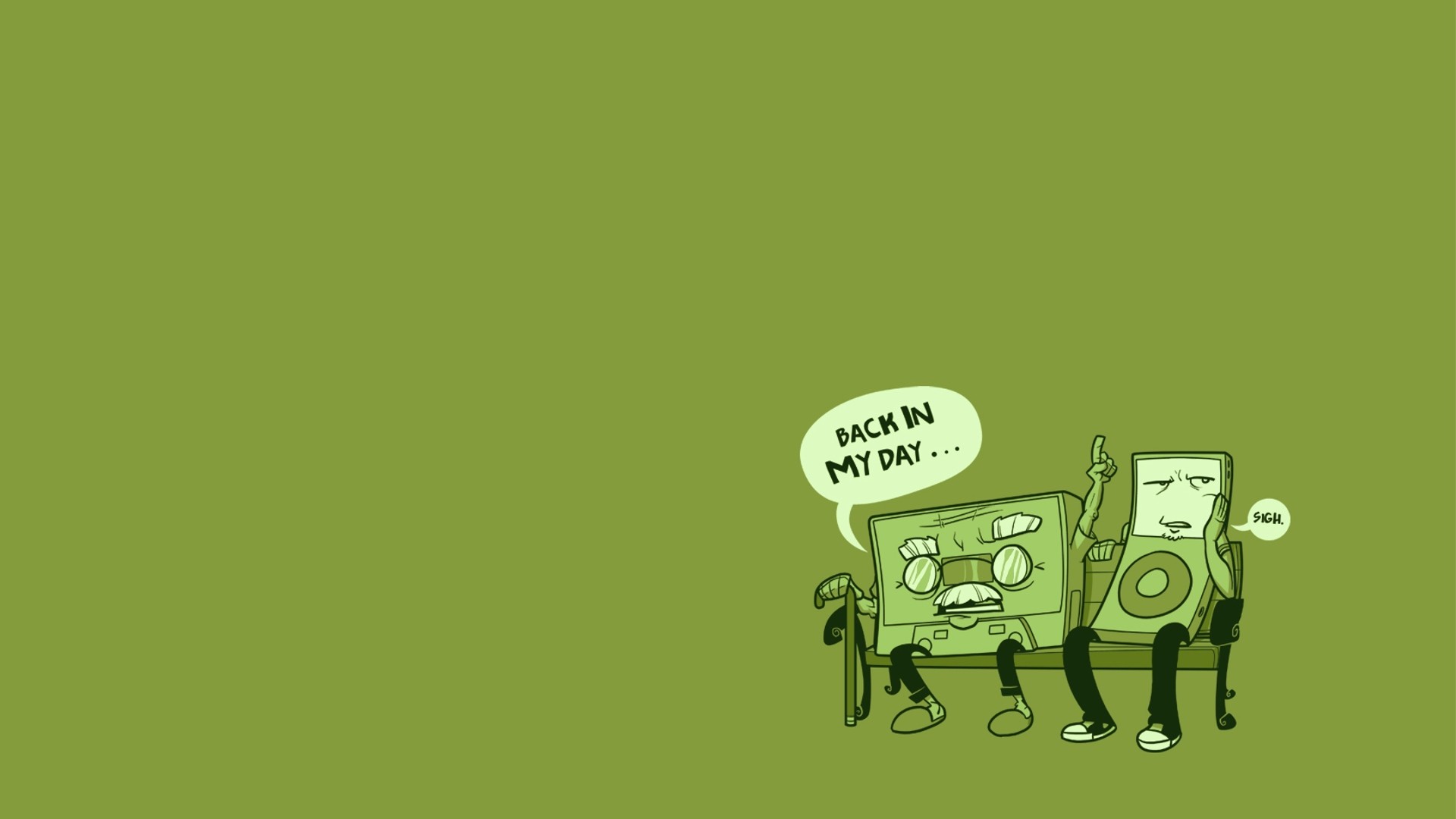 simple, Animation, Humor, Ipod, Tape Cassettes Wallpapers HD / Desktop