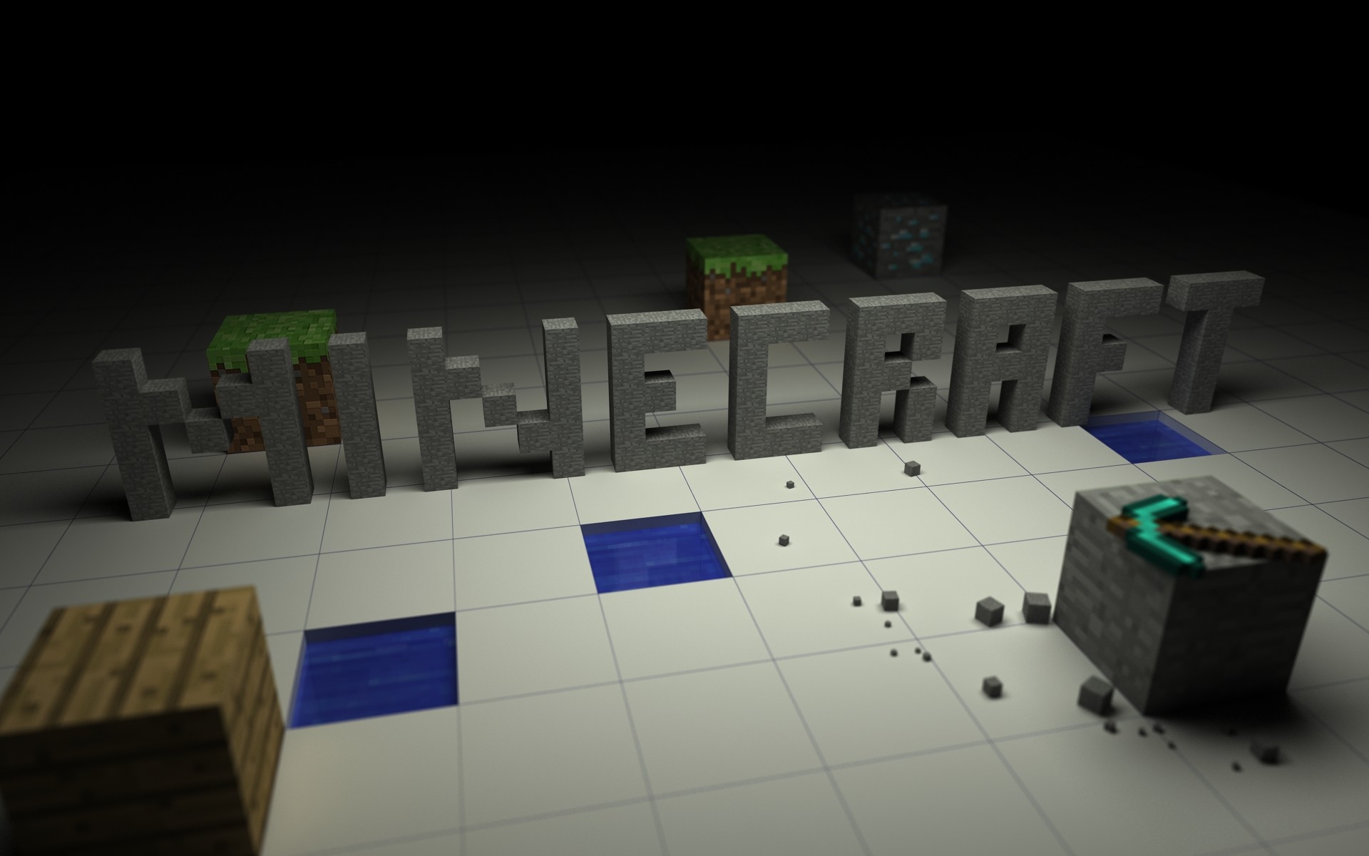 Minecraft, Simple, Pickaxes, Video Games Wallpaper