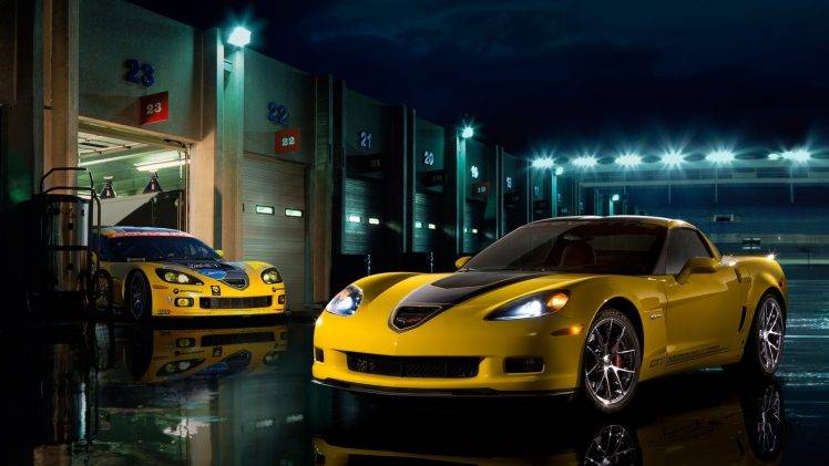 Chevrolet Corvette, Car, Race Tracks HD Wallpaper Desktop Background