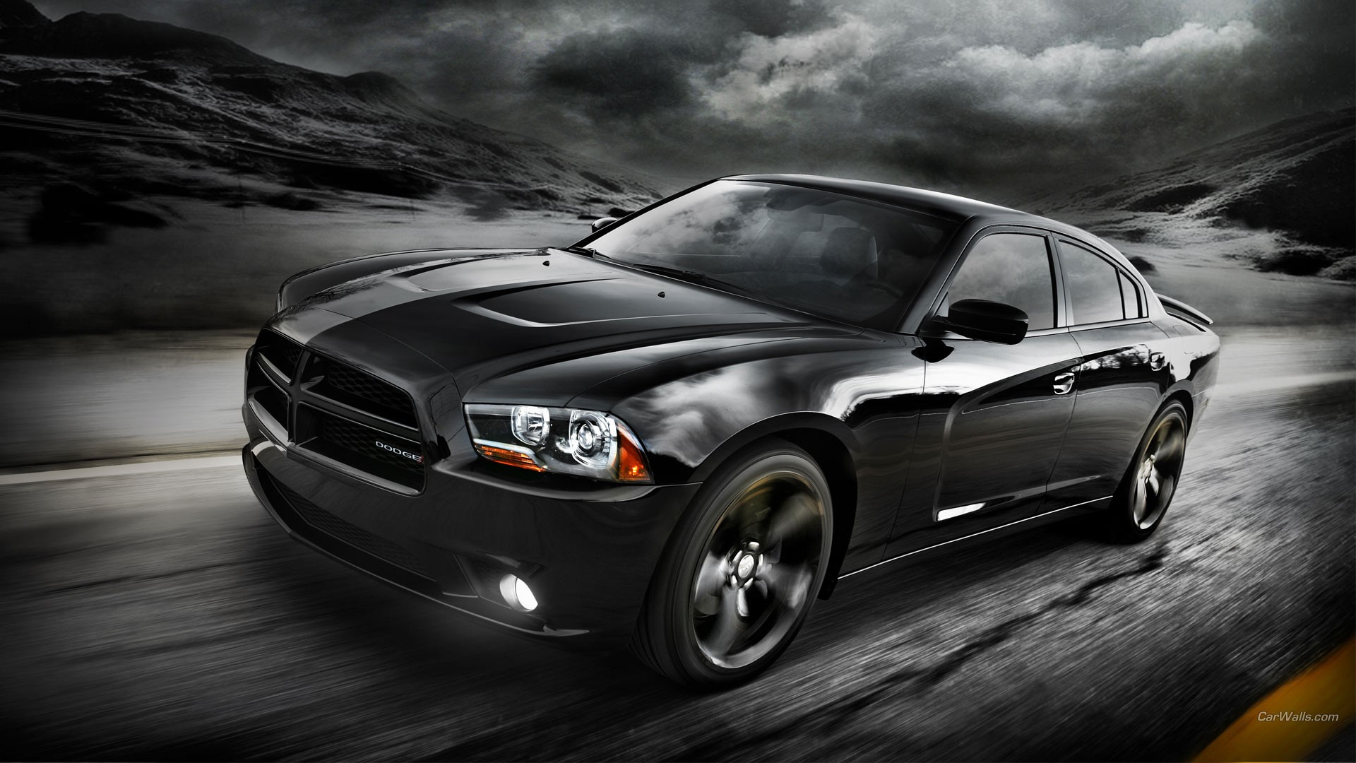 Dodge Charger, Muscle Cars, Car, Monochrome Wallpaper