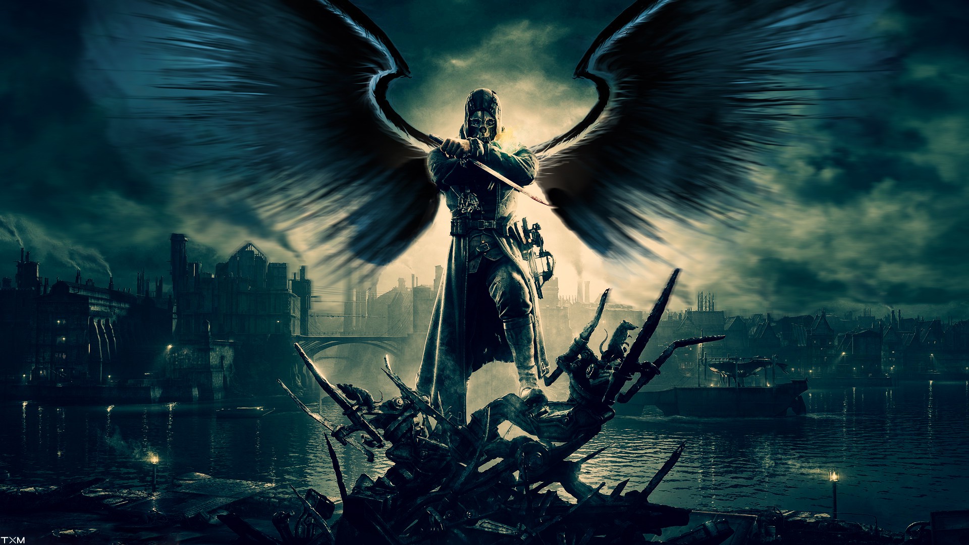 Dishonored, Wings, Video Games Wallpaper