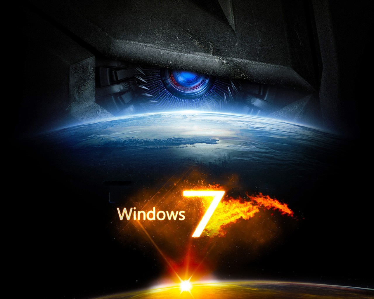 Windows 7, Transformers, Optimus Prime Wallpaper