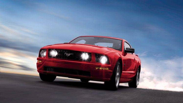 Ford Mustang, Muscle Cars, Red Cars HD Wallpaper Desktop Background