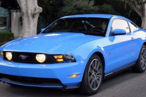 Ford Mustang, Muscle Cars, Blue Cars