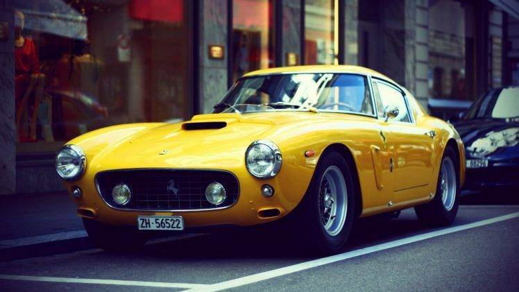 Ferrari, Ferrari 250, Car, Yellow Cars HD Wallpaper Desktop Background