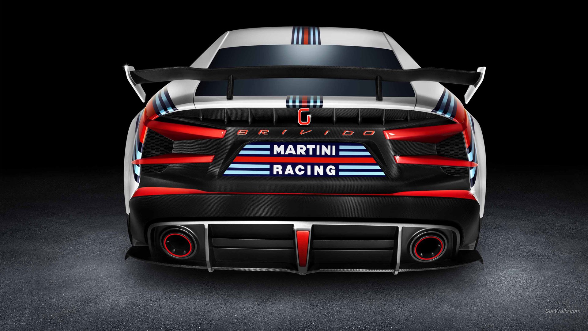Italdesign Brivido Martini Racing, Supercars Wallpaper