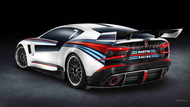 Italdesign Brivido Martini Racing, Supercars HD Wallpaper Desktop Background
