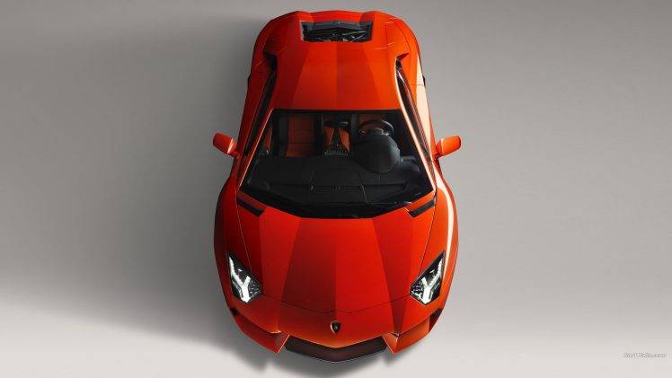 Lamborghini Aventador, Car, Lamborghini, Red Cars HD Wallpaper Desktop Background