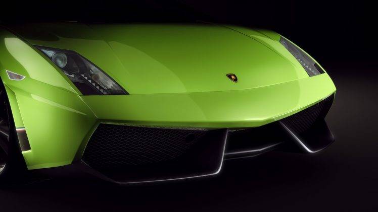Lamborghini Gallardo, Green Cars, Car HD Wallpaper Desktop Background