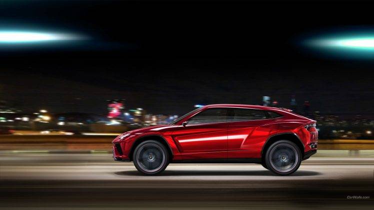 Lamborghini Urus, Concept Cars, Red Cars HD Wallpaper Desktop Background