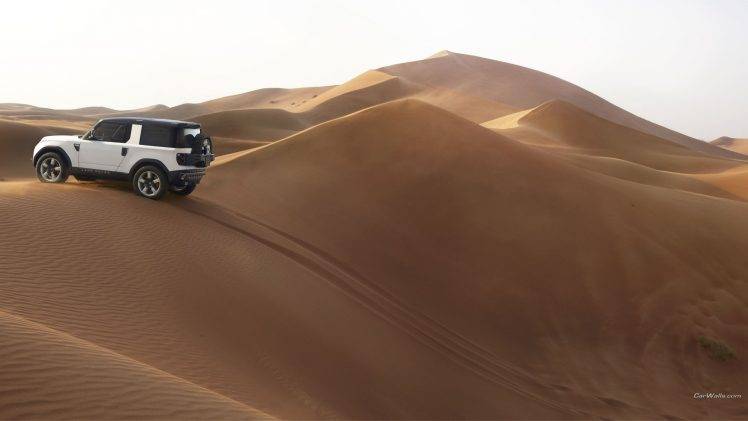 Land Rover DC100, Concept Cars, Dune, Desert HD Wallpaper Desktop Background