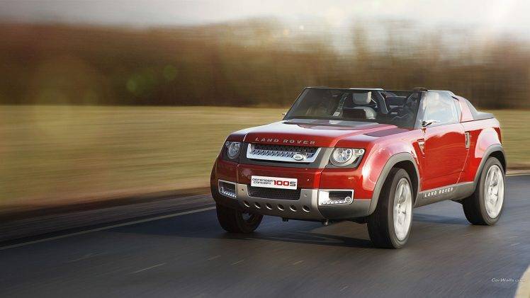 Land Rover DC100, Concept Cars, Red Cars HD Wallpaper Desktop Background