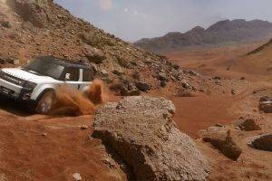 Land Rover DC100, Concept Cars, Desert, Rock