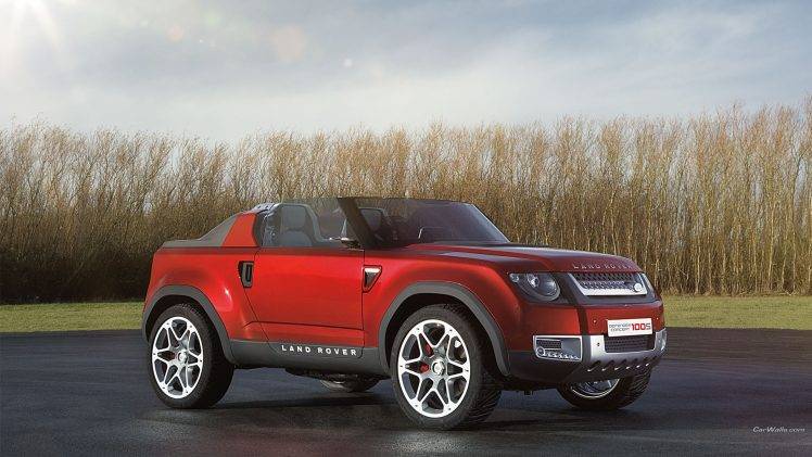 Land Rover DC100, Concept Cars, Red Cars HD Wallpaper Desktop Background