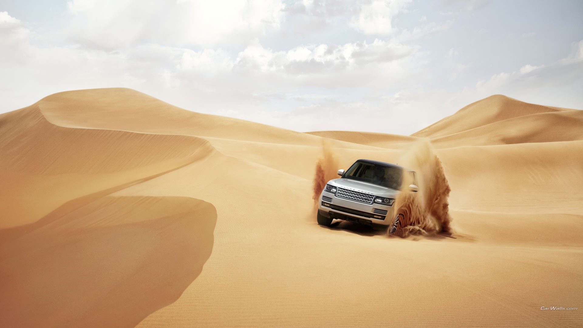 Range Rover, Car, Desert, Dune, Sand Wallpaper