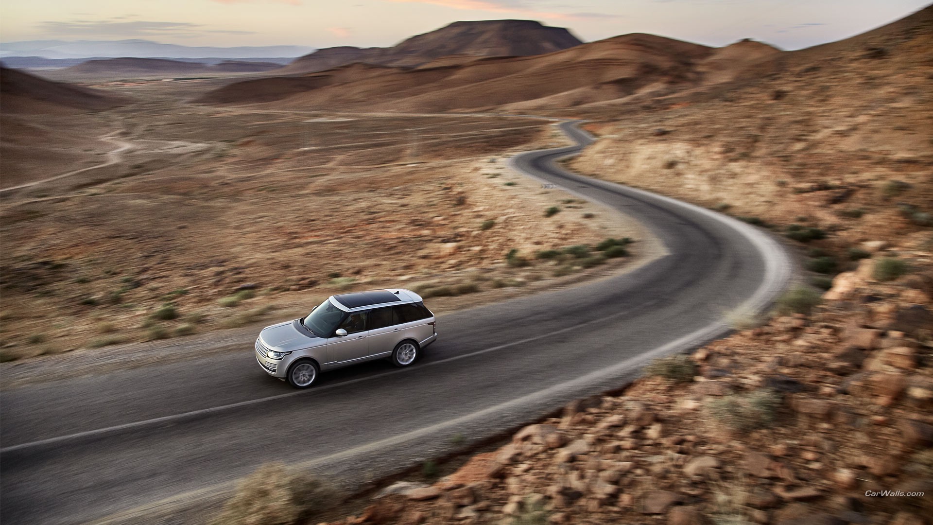 Range Rover, Car, Road, Motion Blur Wallpaper