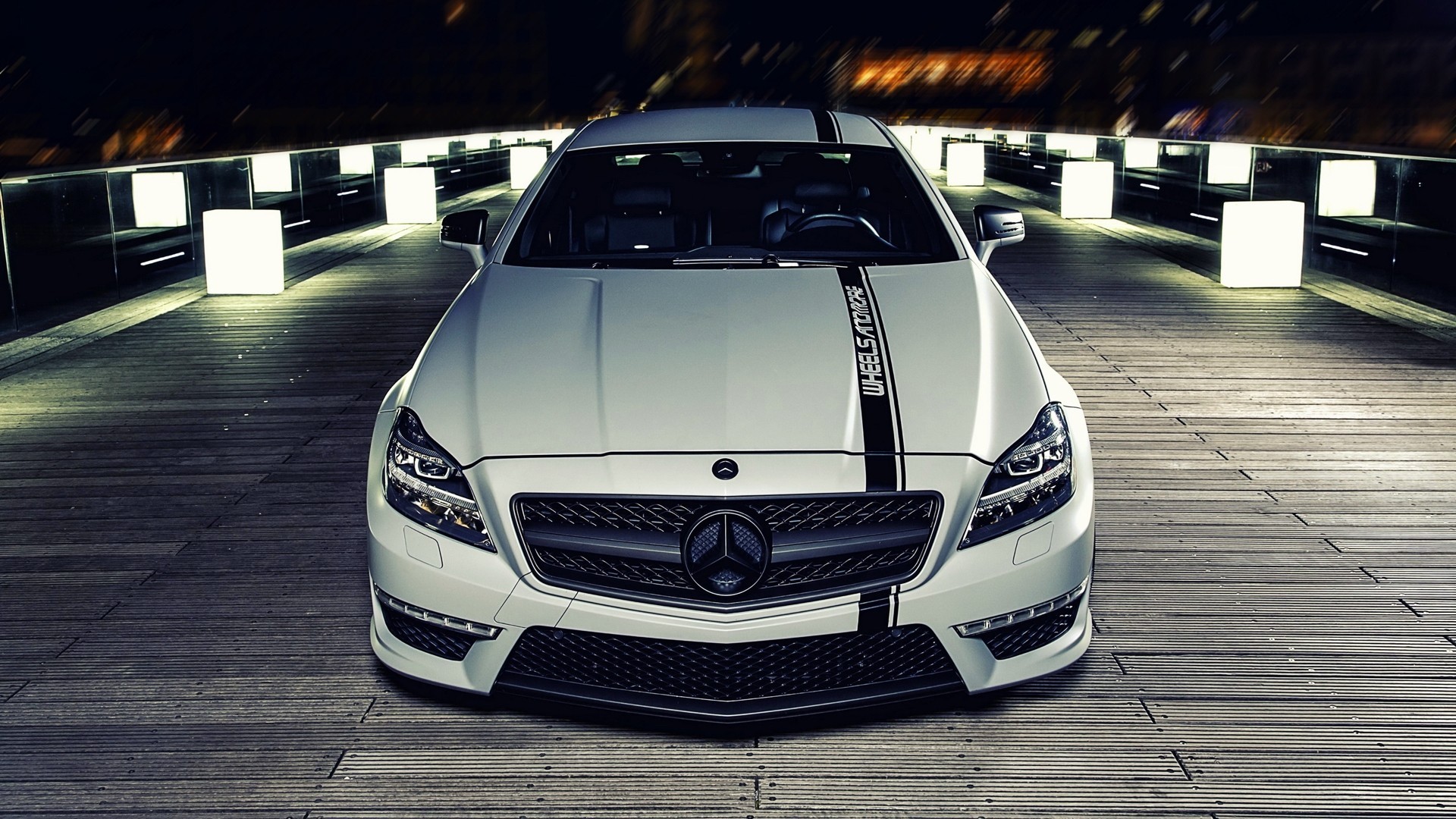 car, Mercedes Benz CLS, White, C63 AMG Wallpapers HD ...