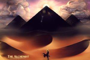anime, Full Metal Alchemist, Pyramid, Elric Edward