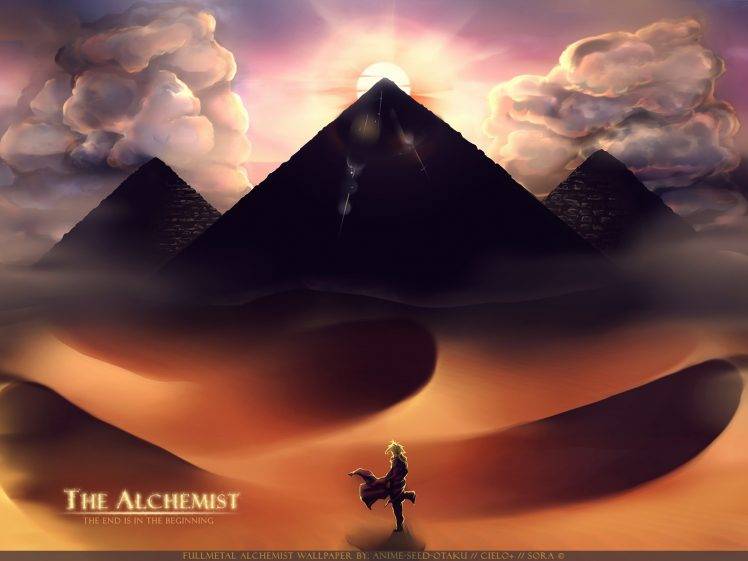 anime, Full Metal Alchemist, Pyramid, Elric Edward HD Wallpaper Desktop Background