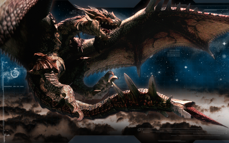 Monster Hunter, Rathalos, Dragon, Video Games HD Wallpaper Desktop Background
