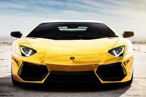 Lamborghini, Lamborghini Aventador, Car, Yellow Cars